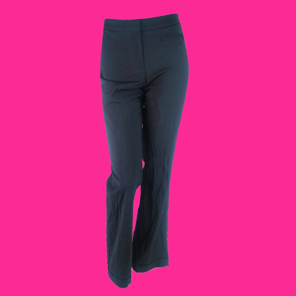 bebe black wool flare pants size 6 small trousers
